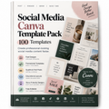 Social Media Canva Template Pack — 100 Templates