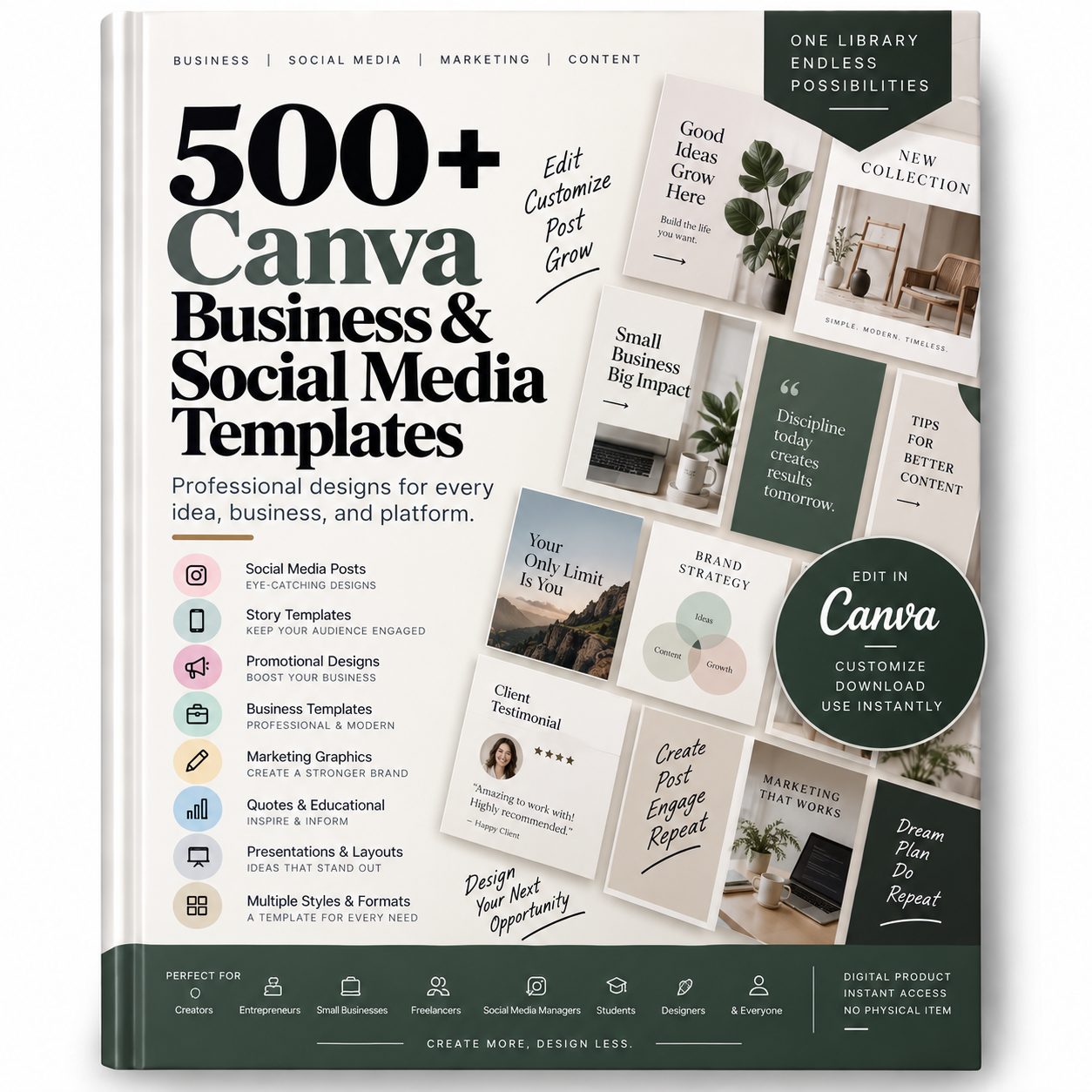 500+ Canva Business & Social Media Templates