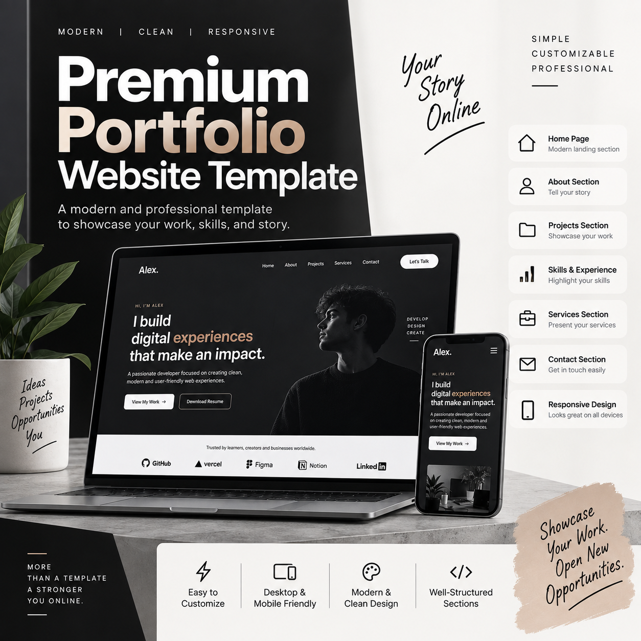 Premium Portfolio Website Template